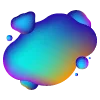 Стикер 53 colored blots