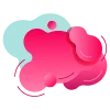 Стикер 55 colored blots