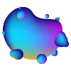 Стикер 52 colored blots