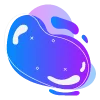 Стикер 15 colored blots