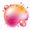 Стикер 39 colored blots