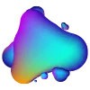 Стикер 54 colored blots
