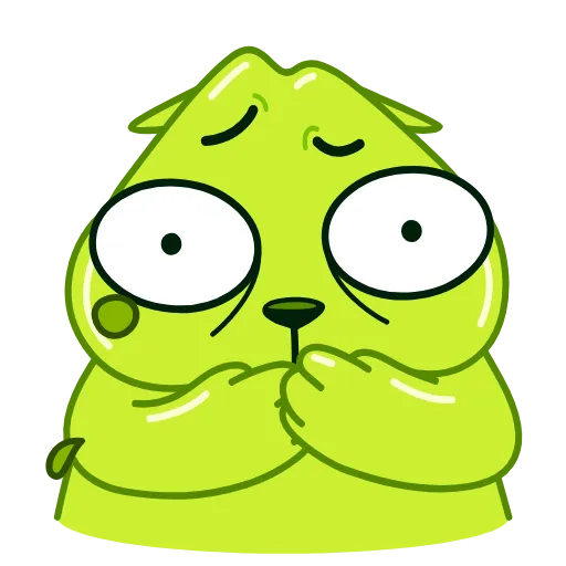🤢 Стикер «Colored Cats» для Telegram