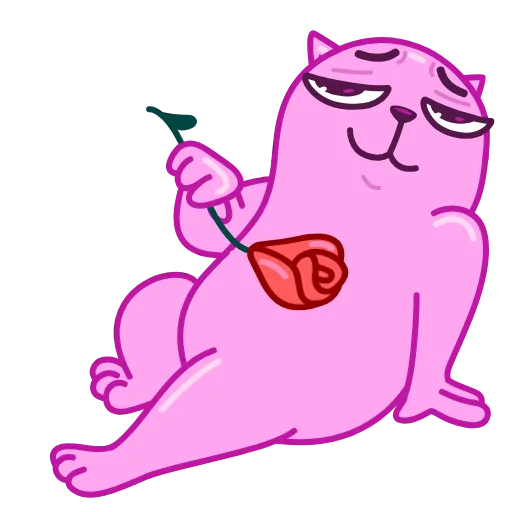 😏 Стикер «Colored Cats» для Telegram