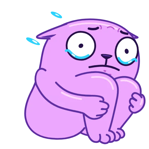 😢 Стикер «Colored Cats» для Telegram