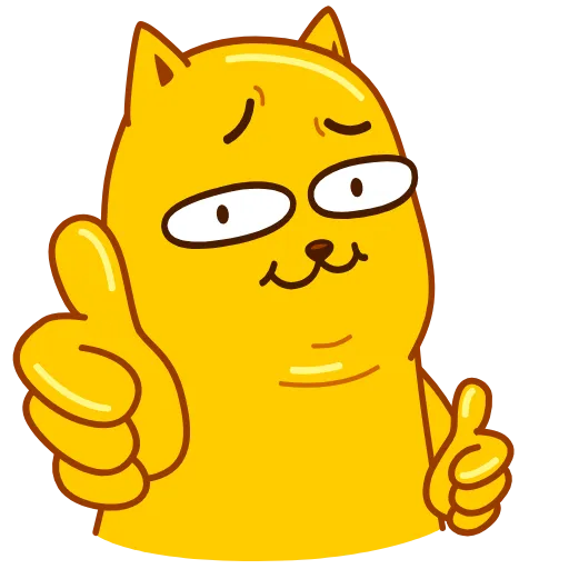 👍 Стикер «Colored Cats» для Telegram
