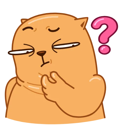 ❓ Стикер «Colored Cats» для Telegram