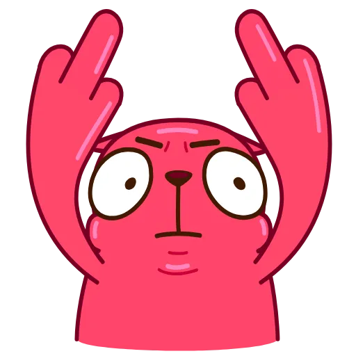 🖕 Стикер «Colored Cats» для Telegram