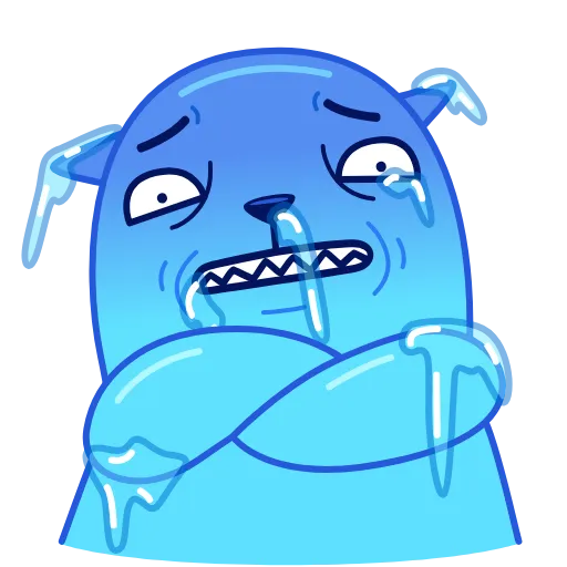 🥶 Стикер «Colored Cats» для Telegram