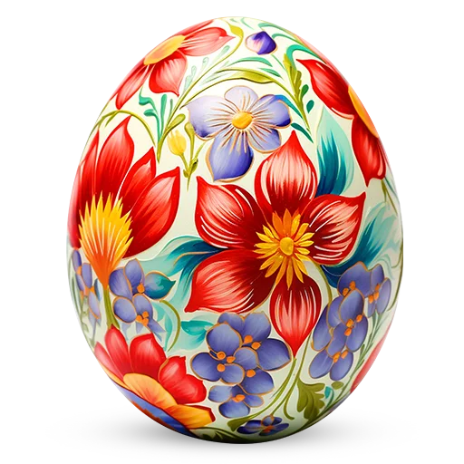 🥚 Стикер «Счастливой Пасхи» для Telegram