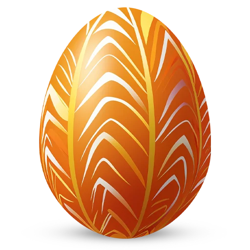 🥚 Стикер «Счастливой Пасхи» для Telegram