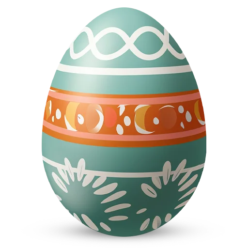 🥚 Стикер «Счастливой Пасхи» для Telegram