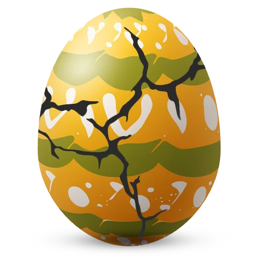 🥚 Стикер «Счастливой Пасхи» для Telegram
