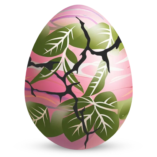 🥚 Стикер «Счастливой Пасхи» для Telegram