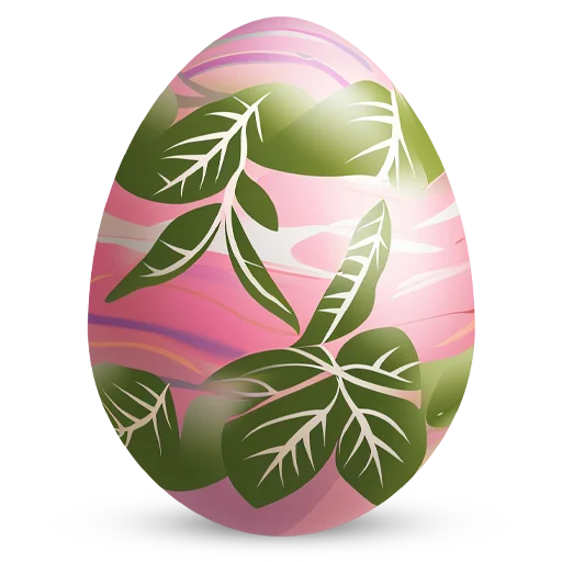 🥚 Стикер «Счастливой Пасхи» для Telegram