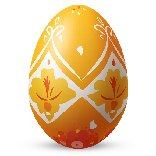 🥚 Стикер «Счастливой Пасхи» для Telegram