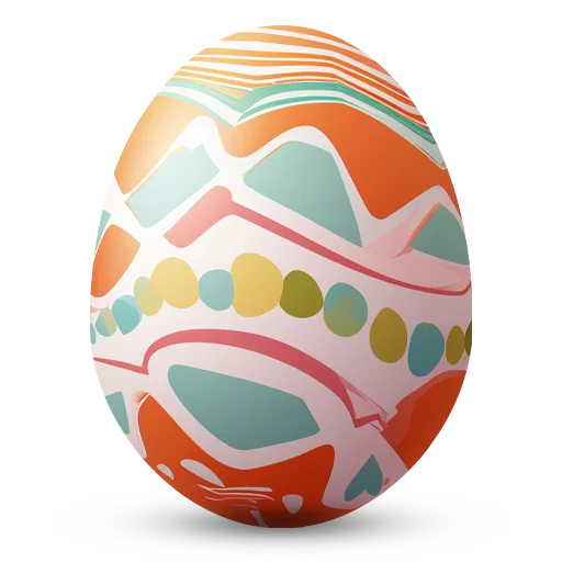 🥚 Стикер «Счастливой Пасхи» для Telegram