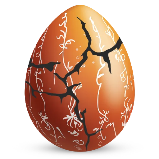 🥚 Стикер «Счастливой Пасхи» для Telegram