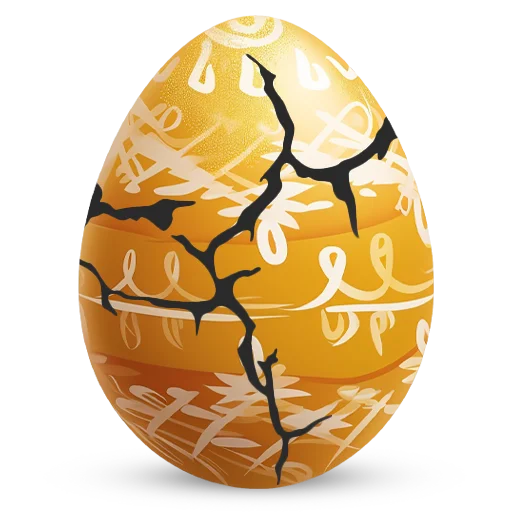 🥚 Стикер «Счастливой Пасхи» для Telegram
