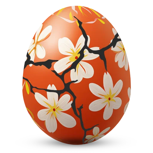 🥚 Стикер «Счастливой Пасхи» для Telegram