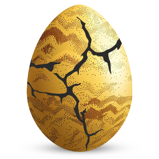 🥚 Стикер «Счастливой Пасхи» для Telegram