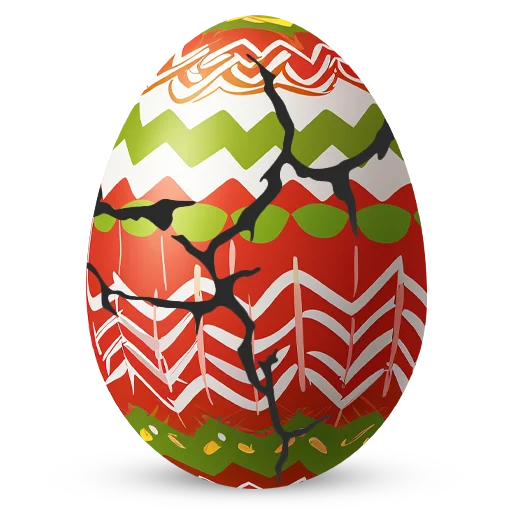 🥚 Стикер «Счастливой Пасхи» для Telegram