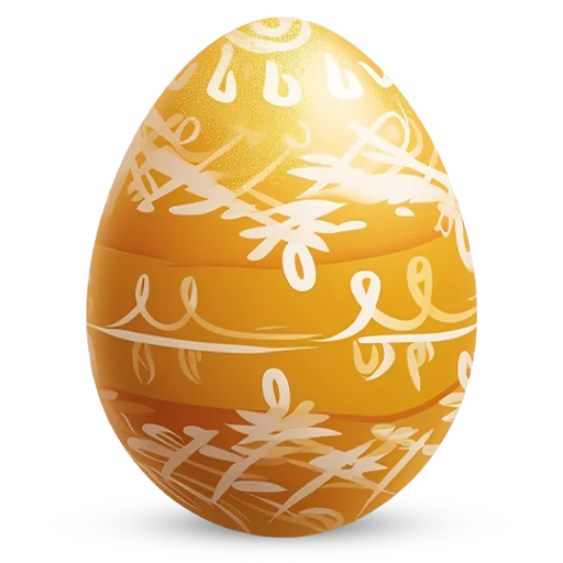 🥚 Стикер «Счастливой Пасхи» для Telegram