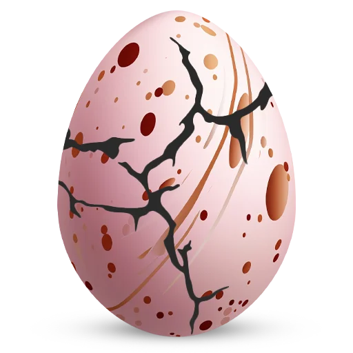 🥚 Стикер «Счастливой Пасхи» для Telegram