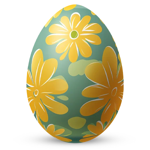🥚 Стикер «Счастливой Пасхи» для Telegram