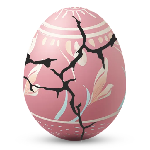 🥚 Стикер «Счастливой Пасхи» для Telegram