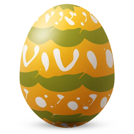 🥚 Стикер «Счастливой Пасхи» для Telegram
