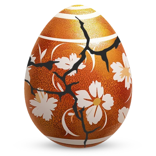 🥚 Стикер «Счастливой Пасхи» для Telegram