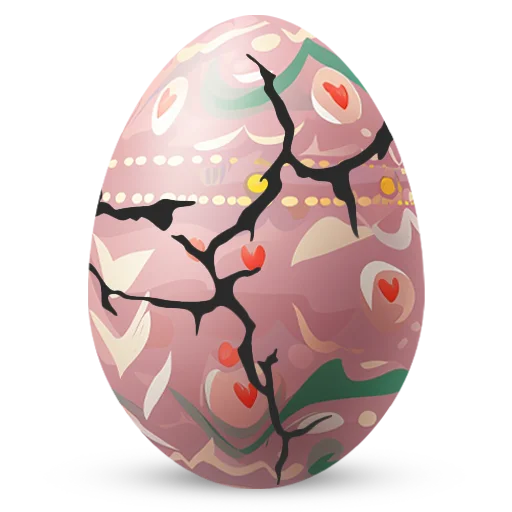 🥚 Стикер «Счастливой Пасхи» для Telegram