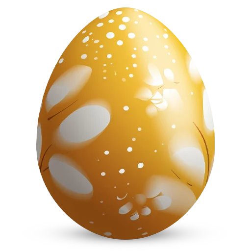 🥚 Стикер «Счастливой Пасхи» для Telegram