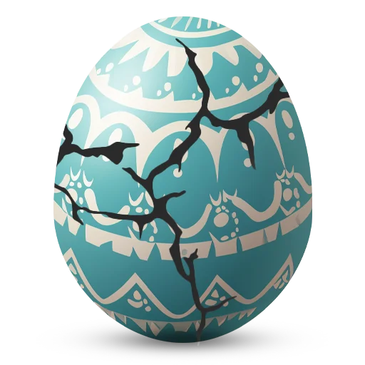 🥚 Стикер «Счастливой Пасхи» для Telegram