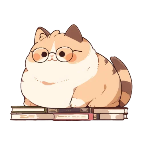 🤓 Стикер «Толстые коты» для Telegram