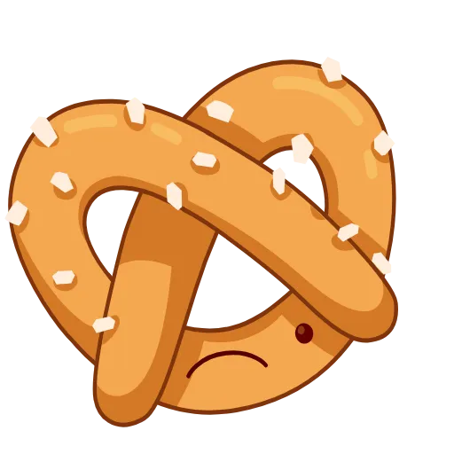 🥨 Стикер «Вкусные истории» для Telegram