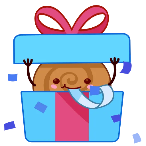 🎁 Стикер «Вкусные истории» для Telegram