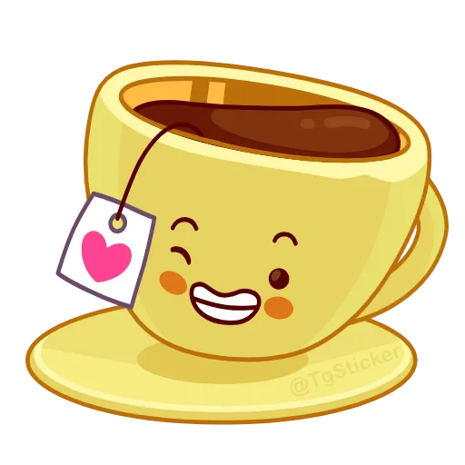 ☕️ Стикер «Вкусные истории» для Telegram