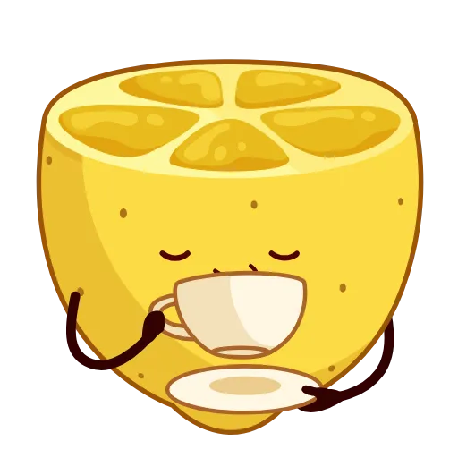 🍋 Стикер «Вкусные истории» для Telegram