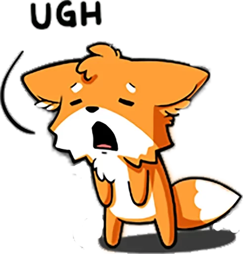😾 Стикер «Немного фыр фыр» для Telegram