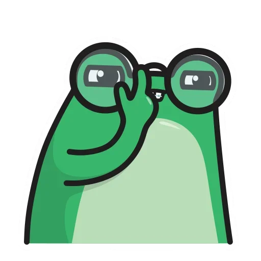 🧐 Стикер «Фрогге» для Telegram