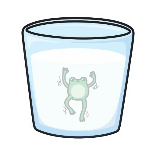 🥛 Стикер «Фрогге» для Telegram