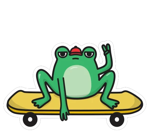 🤘 Стикер «Фрогге» для Telegram
