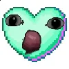 Стикер 40 Colored Hearts