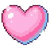 Стикер 4 Colored Hearts