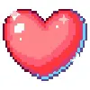 Стикер 60 Colored Hearts