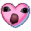 Стикер 8 Colored Hearts