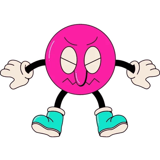 😖 Стикер «COLORED HERO» для Telegram