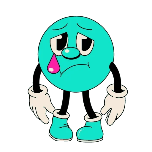 😢 Стикер «COLORED HERO» для Telegram